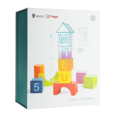 Детский конструктор Xiaomi Mi Rabbit Hape 70 Puzzle